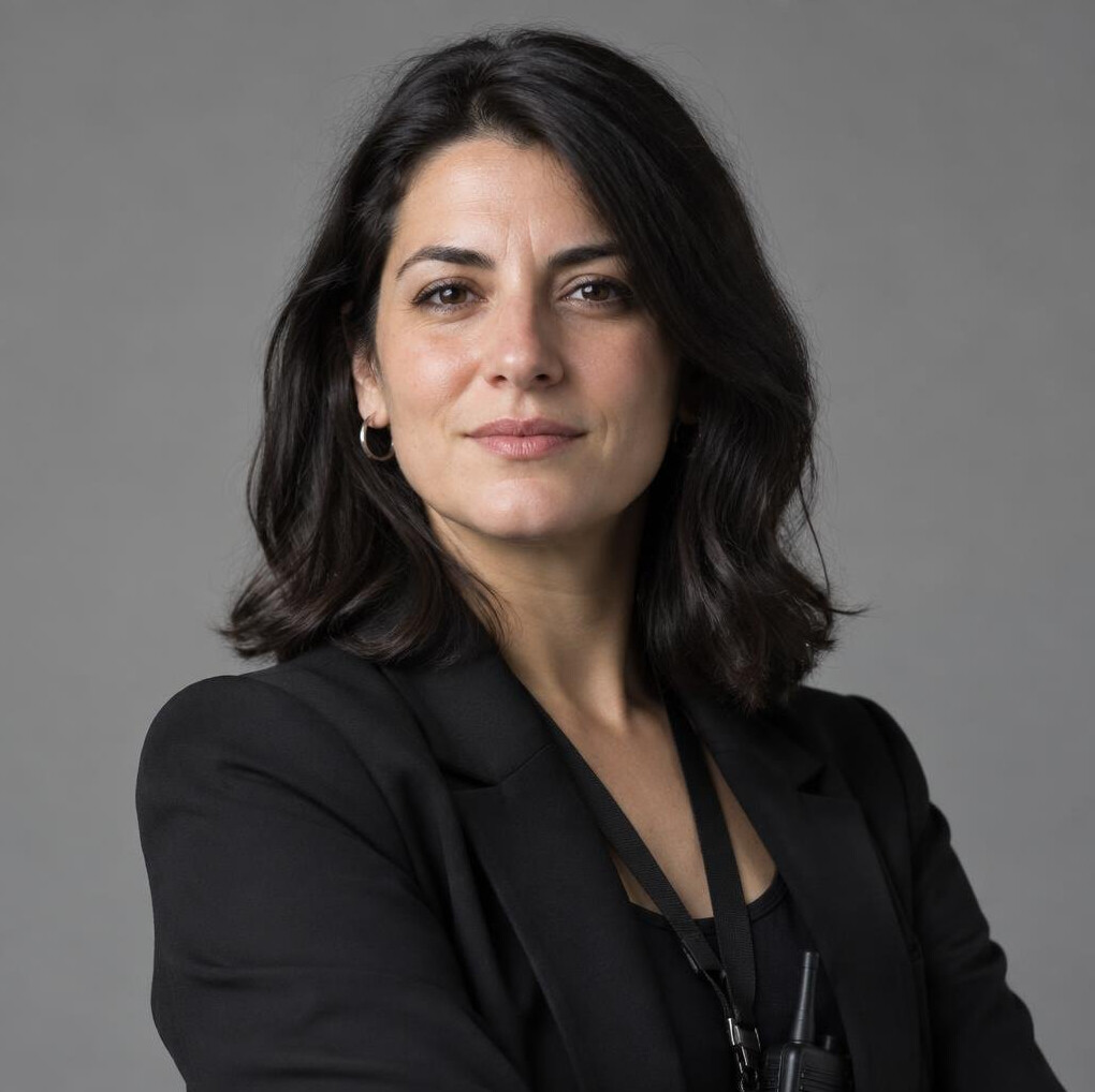 Portrait of a woman with dark hair
